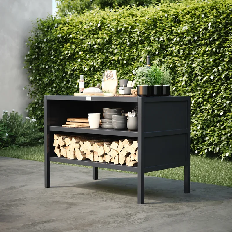 Double Layer Outdoor Kitchen Cabinet
