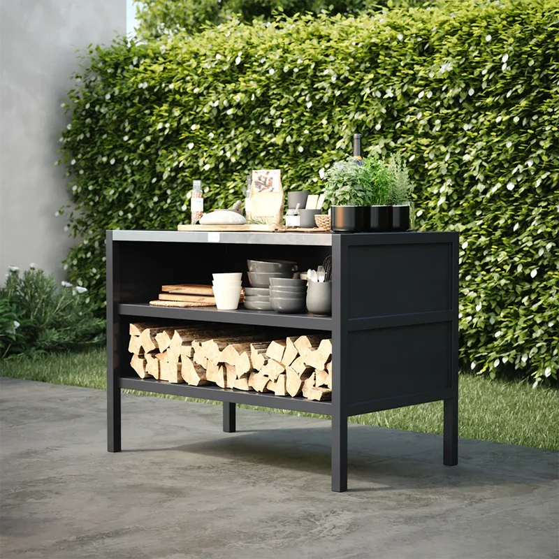 Double Layer Outdoor Kitchen Cabinet